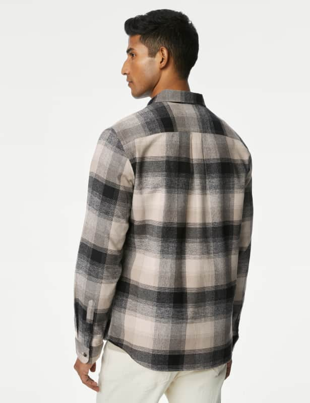 Pure Cotton Flannel Shirt