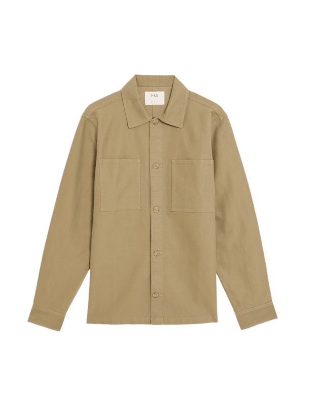 Cotton Rich Overshirt