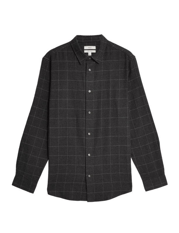 Pure Cotton Flannel Shirt