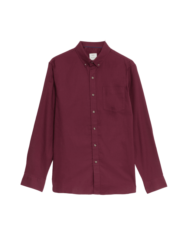 Easy Iron Pure Cotton Oxford Shirt