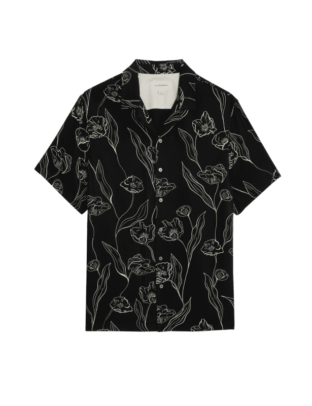 Easy Iron Floral Print Shirt