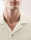 Relaxed Fit Crinkle Seersucker Shirt