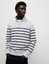 Pure Cotton Striped Sweatshirt