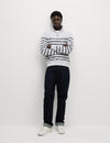 Pure Cotton Striped Sweatshirt