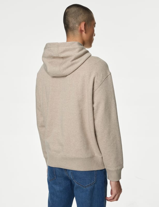 Oversized Cotton Rich Hoodie