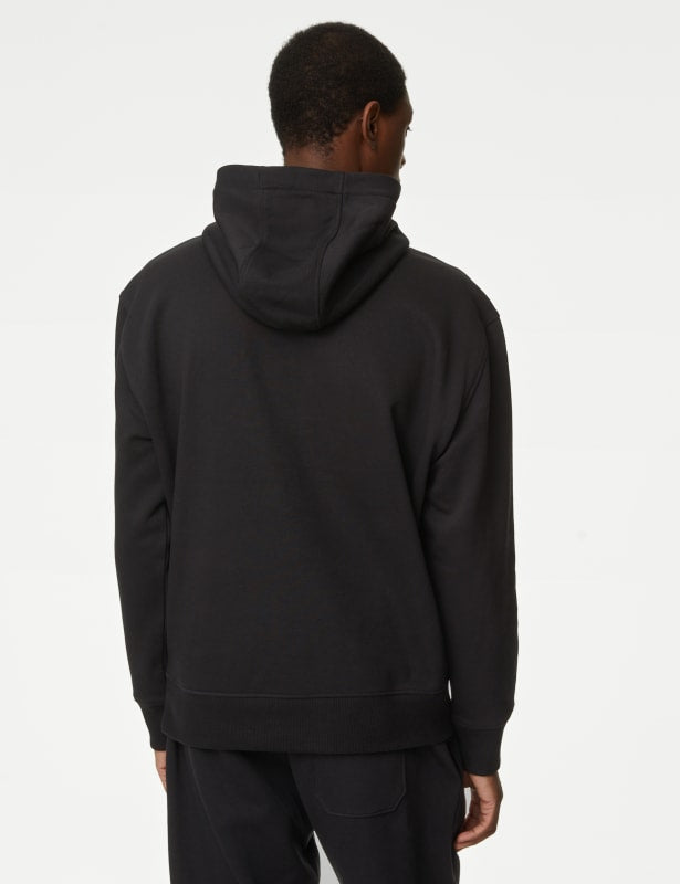 Oversized Cotton Rich Hoodie