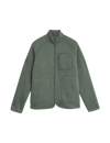 Recycled Fleece Lined Knitted Zip Up Jacket