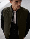 Cotton Rich Zip Up Quilted Gilet with Stormwear™