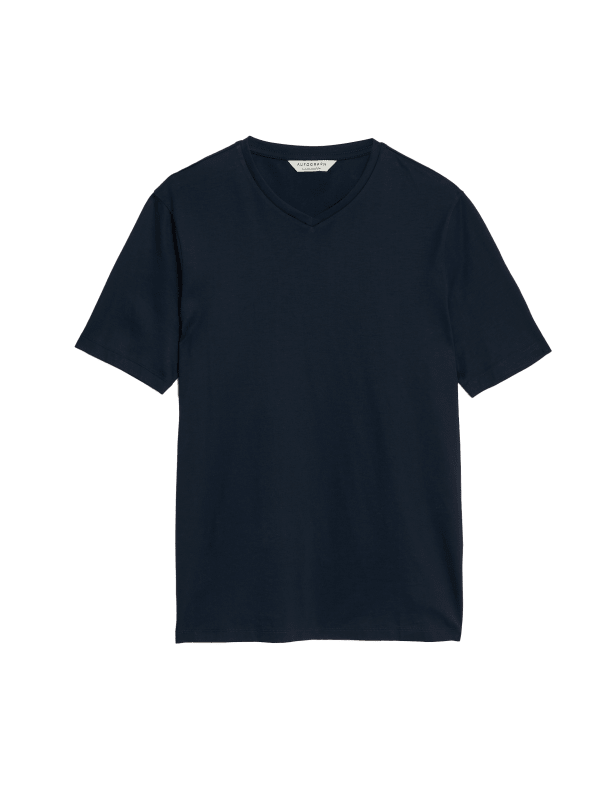 Pure Supima® Cotton V-Neck T-Shirt