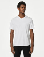 Pure Supima® Cotton V-Neck T-Shirt