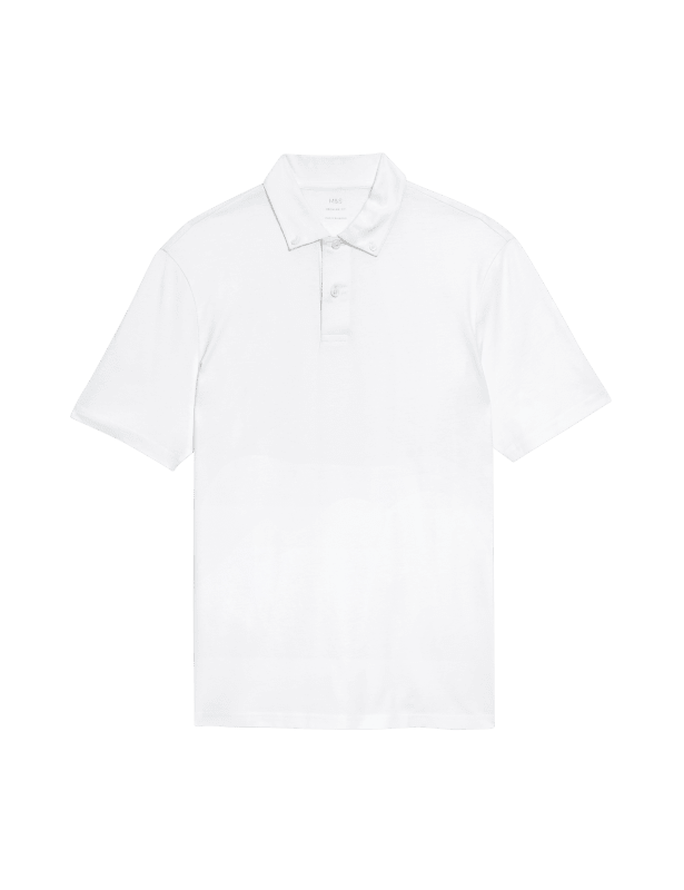 Pure Cotton Jersey Polo Shirt