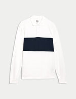 Cotton Rich Piqué Long Sleeve Polo Shirt