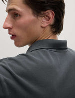 Cotton Blend Garment Dyed Polo Shirt