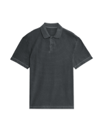 Cotton Blend Garment Dyed Polo Shirt