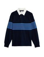 Pure Cotton Chest Stripe Rugby Shirt