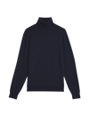 Cotton Rich Roll Neck Jumper with Wool