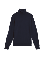 Cotton Rich Roll Neck Jumper with Wool