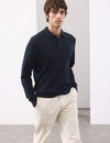 Pure Extra Fine Merino Wool Polo Shirt