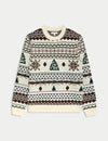 Fair Isle Crew Neck Christmas Jumper