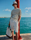 Cotton Rich Striped Knitted T-Shirt