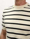 Cotton Rich Striped Knitted T-Shirt