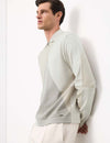 Half zip Long Sleeve Knitted Polo Shirt