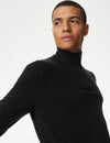 Cashmilon™ High Neck Half Zip Jumper