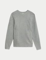 Cable Knit Supersoft Jumper with Wool