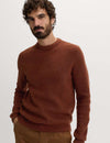 Supersoft Ribbed Crew Neck Jumper with Wool