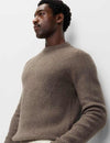 Supersoft Ribbed Crew Neck Jumper with Wool