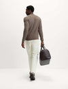 Supersoft Ribbed Crew Neck Jumper with Wool