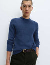 Supersoft Ribbed Crew Neck Jumper with Wool