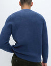 Supersoft Ribbed Crew Neck Jumper with Wool