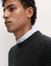 Supersoft Ribbed Crew Neck Jumper with Wool