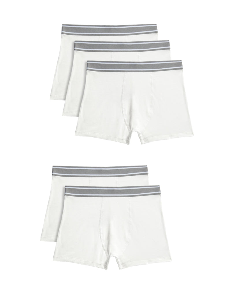 5pk Cotton with Stretch Trunks (3-16 Yrs)