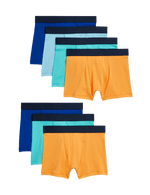 7pk Cotton Rich Bright Trunks (5-16 Yrs)