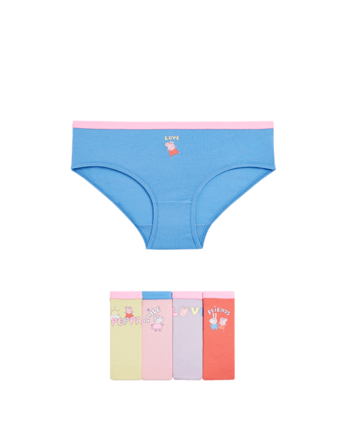 5pk Cotton with Stretch Peppa Pig™ Knickers (2-8 Yrs)