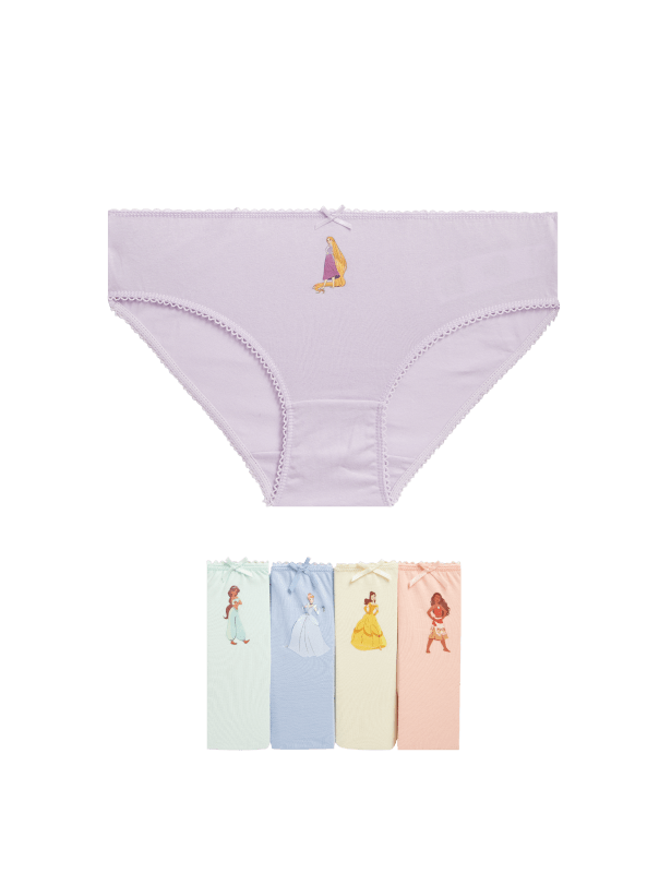 5pk Cotton Rich Disney Princess™ Knickers (2-10 Yrs)