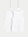 2pk Cotton Blend Thermal Vests (2-14 Yrs)