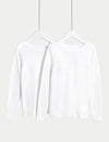 2pk Thermal Cotton Blend Tops (2-14 Yrs)