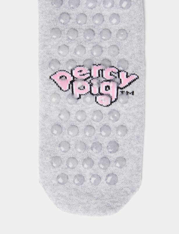 2pk Terry Percy Pig™ Slipper Socks (6 Small - 7 Large)