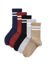 5pk Cotton Rich Sports Socks (6 Small - 7 Large)