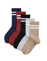 5pk Cotton Rich Sports Socks (6 Small - 7 Large)