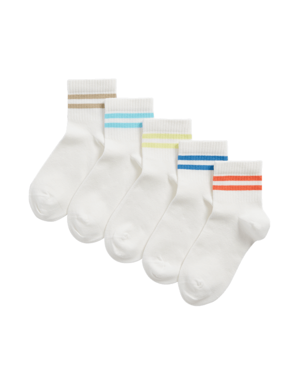 5pk Cotton Rich Sports Socks