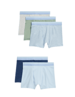 5pk Cotton Rich Trunks (5-16 Yrs)