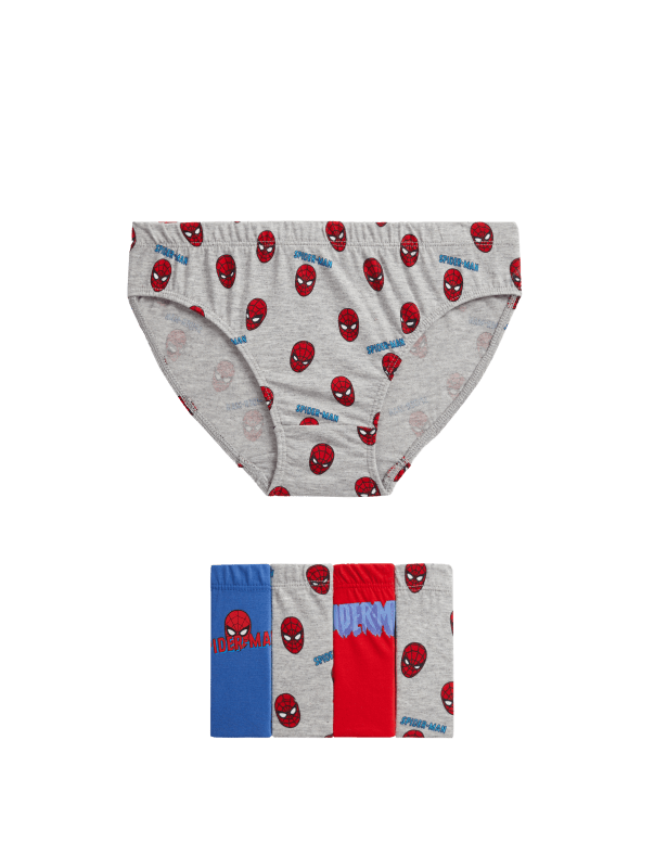 5pk Pure Cotton Spider-Man™ Briefs (2-8 Yrs)