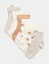 7pk Cotton Rich Spencer Bear™ Baby Socks (0-3 Yrs)