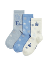 3pk Cotton Rich Disney Frozen™ Socks (6 Small - 3½ Large)