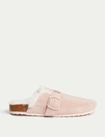 Kids' Suede Slippers (9 Small - 6 Large)