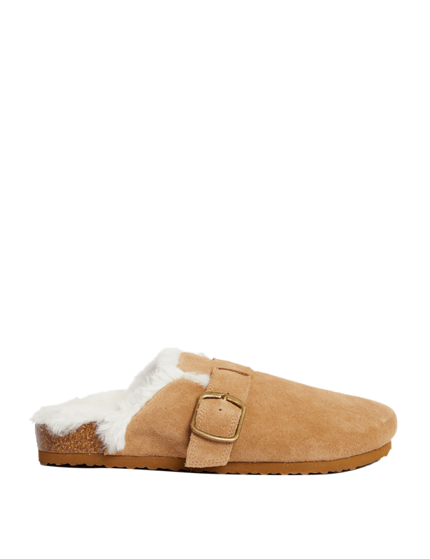 Kids' Suede Slippers (9 Small - 6 Large)